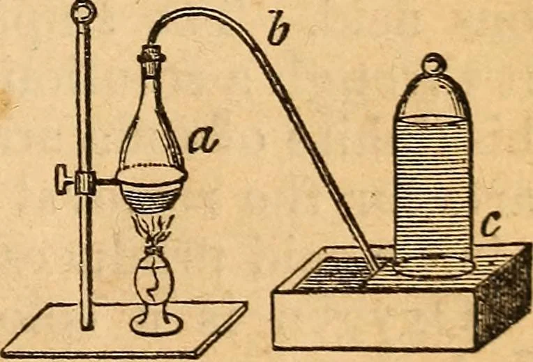 An illustration from A text-book on chemistry. For the use of schools and colleges, 1866, leaf 234