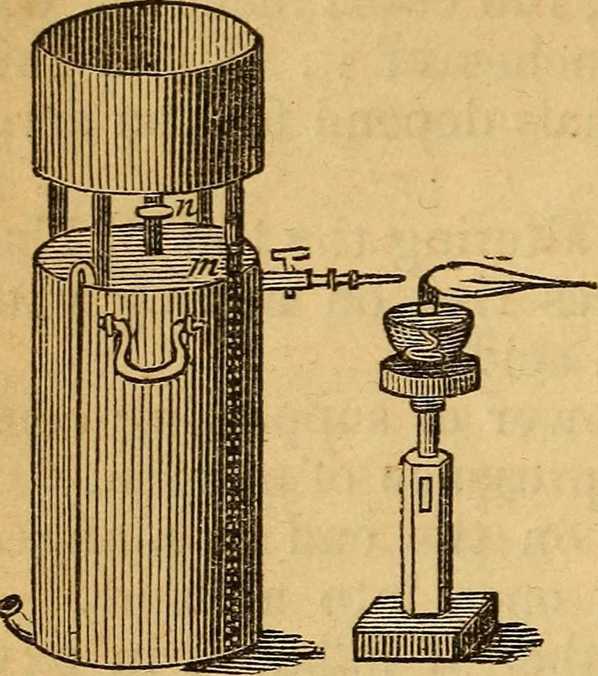An illustration from A text-book on chemistry. For the use of schools and colleges, 1866, leaf 237