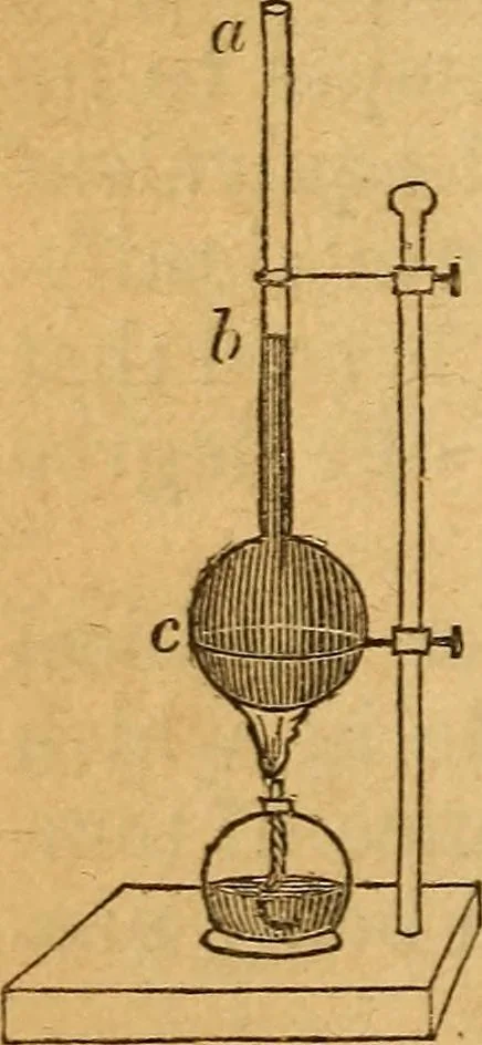 An illustration from A text-book on chemistry. For the use of schools and colleges, 1866, leaf 25