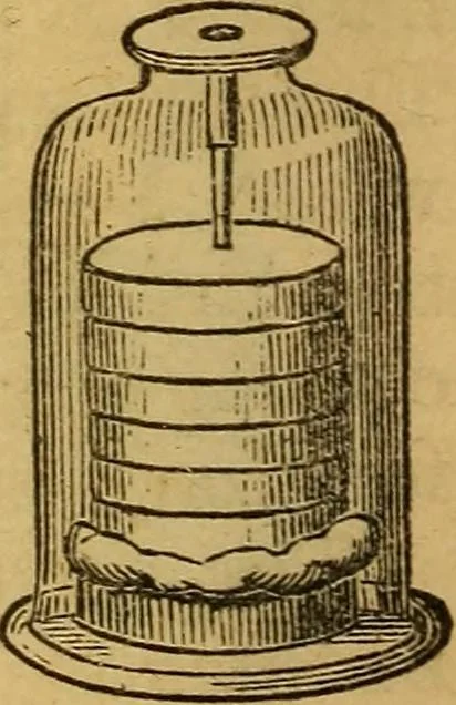 An illustration from A text-book on chemistry. For the use of schools and colleges, 1866, leaf 263