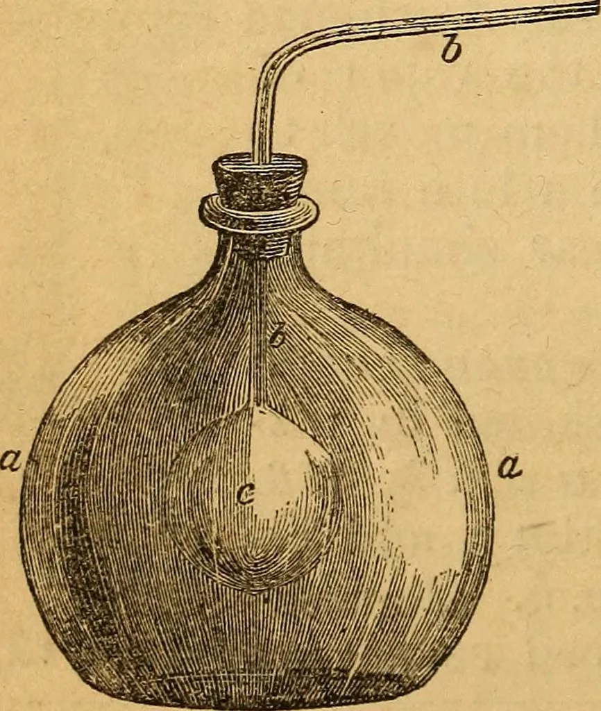 An illustration from A text-book on chemistry. For the use of schools and colleges, 1866, leaf 269