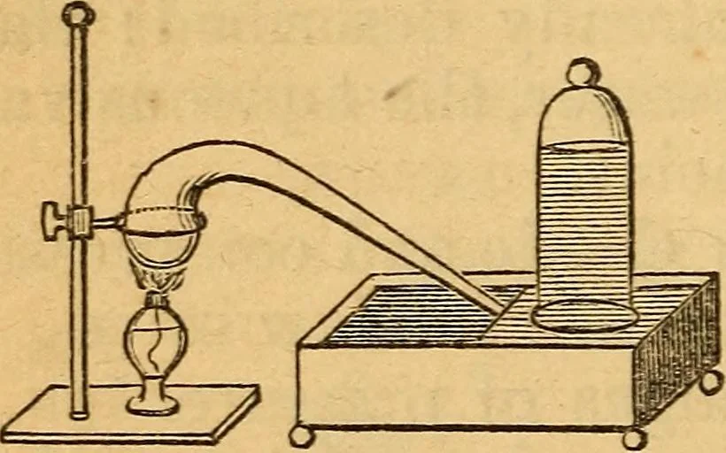 An illustration from A text-book on chemistry. For the use of schools and colleges, 1866, leaf 271