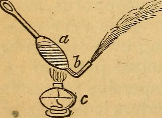 An illustration from A text-book on chemistry. For the use of schools and colleges, 1866, leaf 315