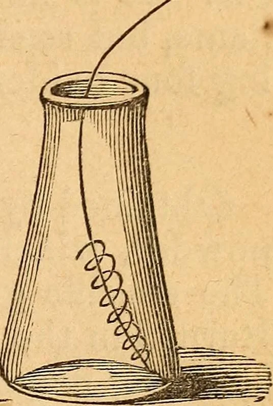An illustration from A text-book on chemistry. For the use of schools and colleges, 1866, leaf 388