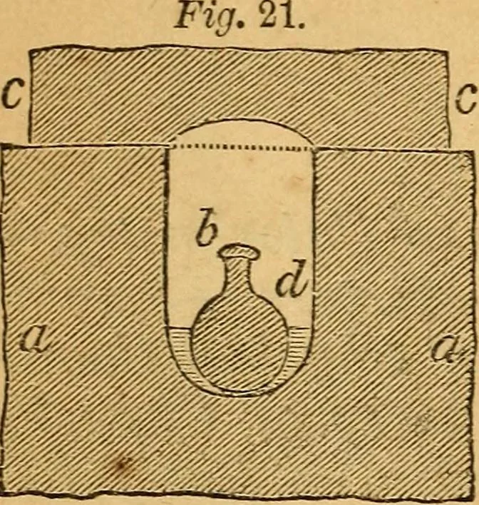 An illustration from A text-book on chemistry. For the use of schools and colleges, 1866, leaf 45