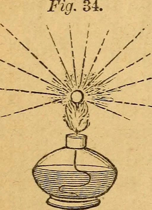 An illustration from A text-book on chemistry. For the use of schools and colleges, 1866, leaf 63
