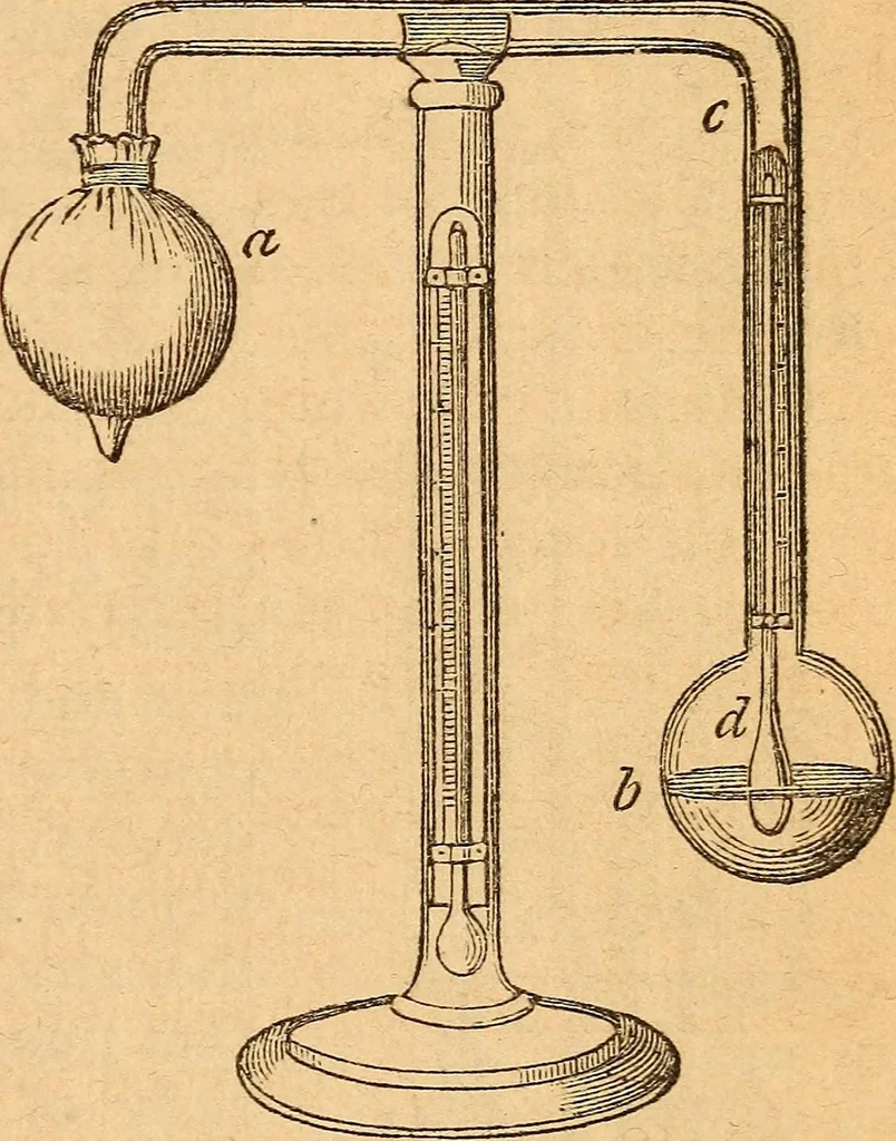 An illustration from A text-book on chemistry. For the use of schools and colleges, 1866, leaf 76