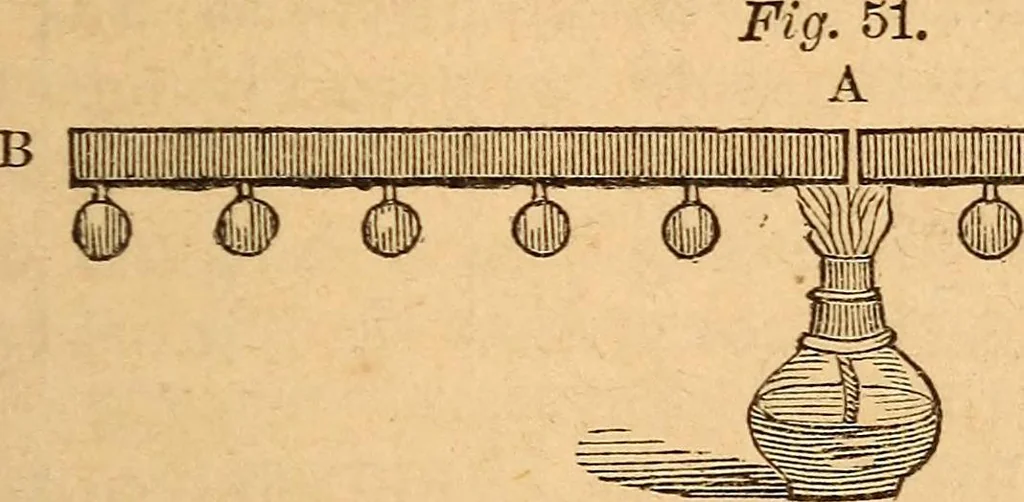 An illustration from A text-book on chemistry. For the use of schools and colleges, 1866, leaf 82