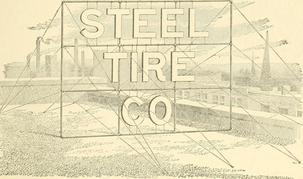 An illustration from A textbook on lettering and sign painting, 1902, leaf 124