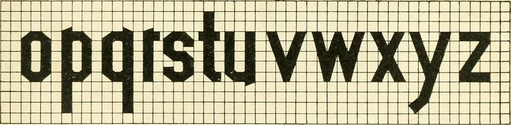 An illustration from A textbook on lettering and sign painting, 1902, leaf 134