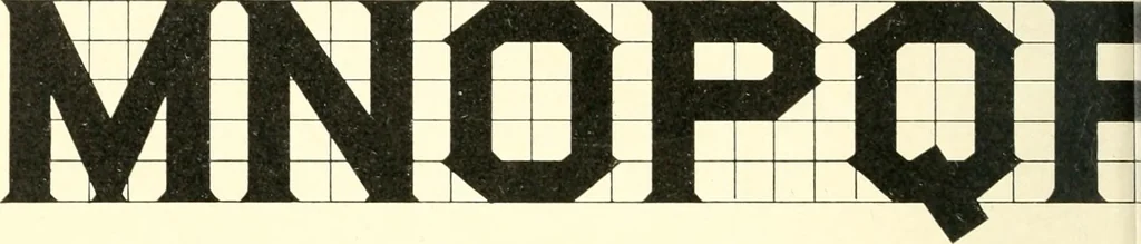 An illustration from A textbook on lettering and sign painting, 1902, leaf 139