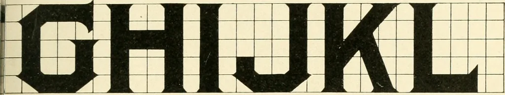 An illustration from A textbook on lettering and sign painting, 1902, leaf 140