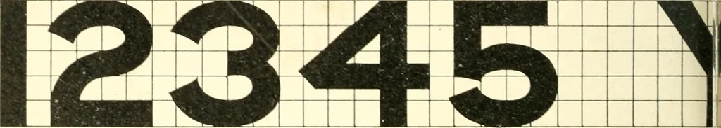 An illustration from A textbook on lettering and sign painting, 1902, leaf 159