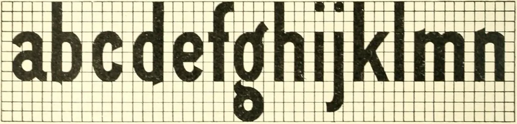 An illustration from A textbook on lettering and sign painting, 1902, leaf 159