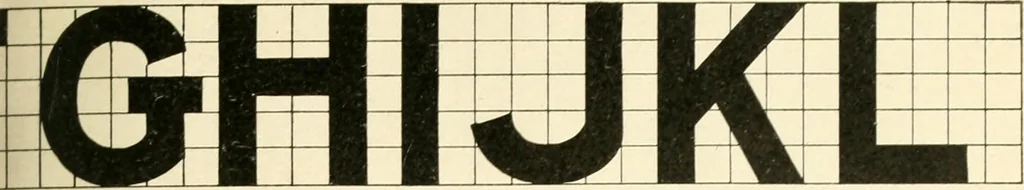 An illustration from A textbook on lettering and sign painting, 1902, leaf 160