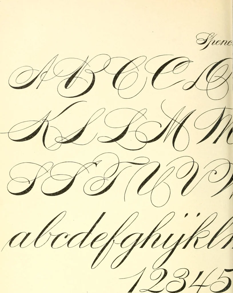 An illustration from A textbook on lettering and sign painting, 1902, leaf 265