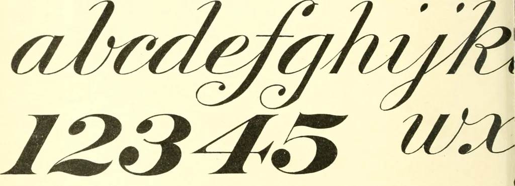 An illustration from A textbook on lettering and sign painting, 1902, leaf 273