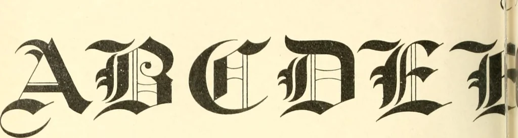 An illustration from A textbook on lettering and sign painting, 1902, leaf 289