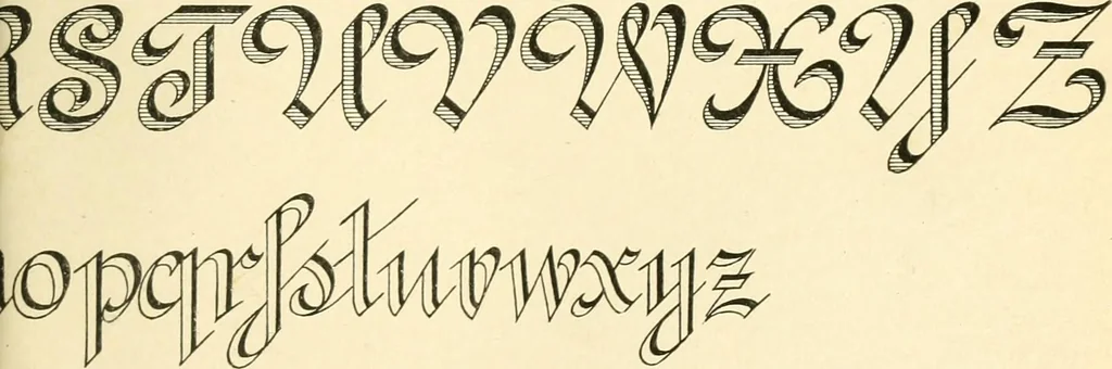 An illustration from A textbook on lettering and sign painting, 1902, leaf 298