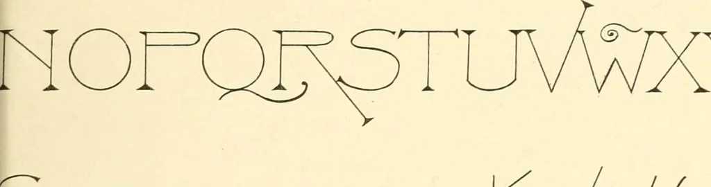 An illustration from A textbook on lettering and sign painting, 1902, leaf 304