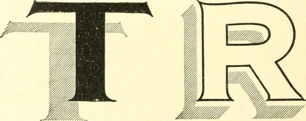 An illustration from A textbook on lettering and sign painting, 1902, leaf 33