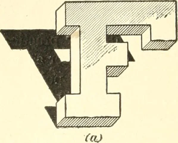 An illustration from A textbook on lettering and sign painting, 1902, leaf 33