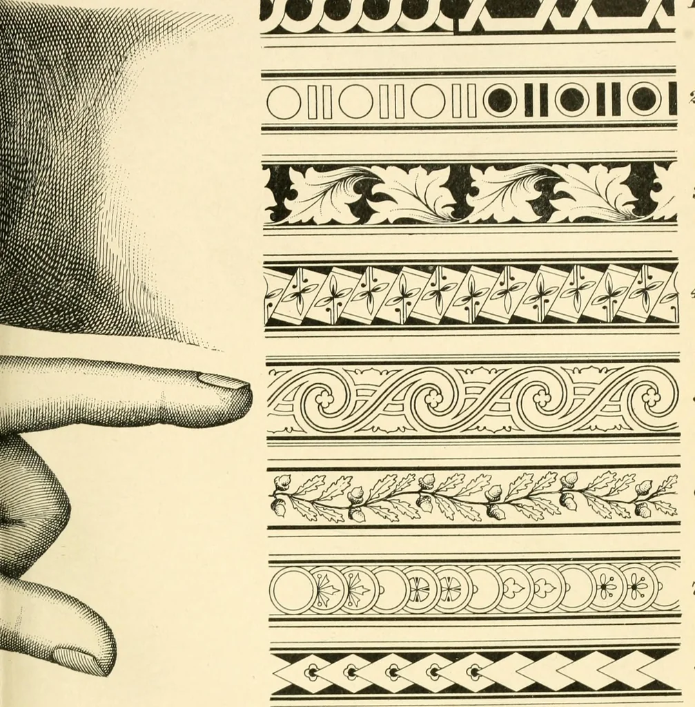 An illustration from A textbook on lettering and sign painting, 1902, leaf 350