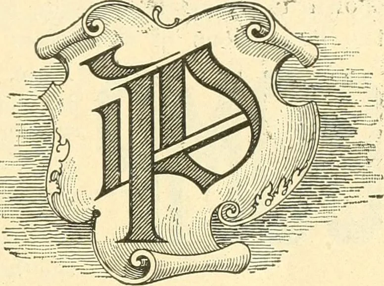An illustration from A textbook on lettering and sign painting, 1902, leaf 44