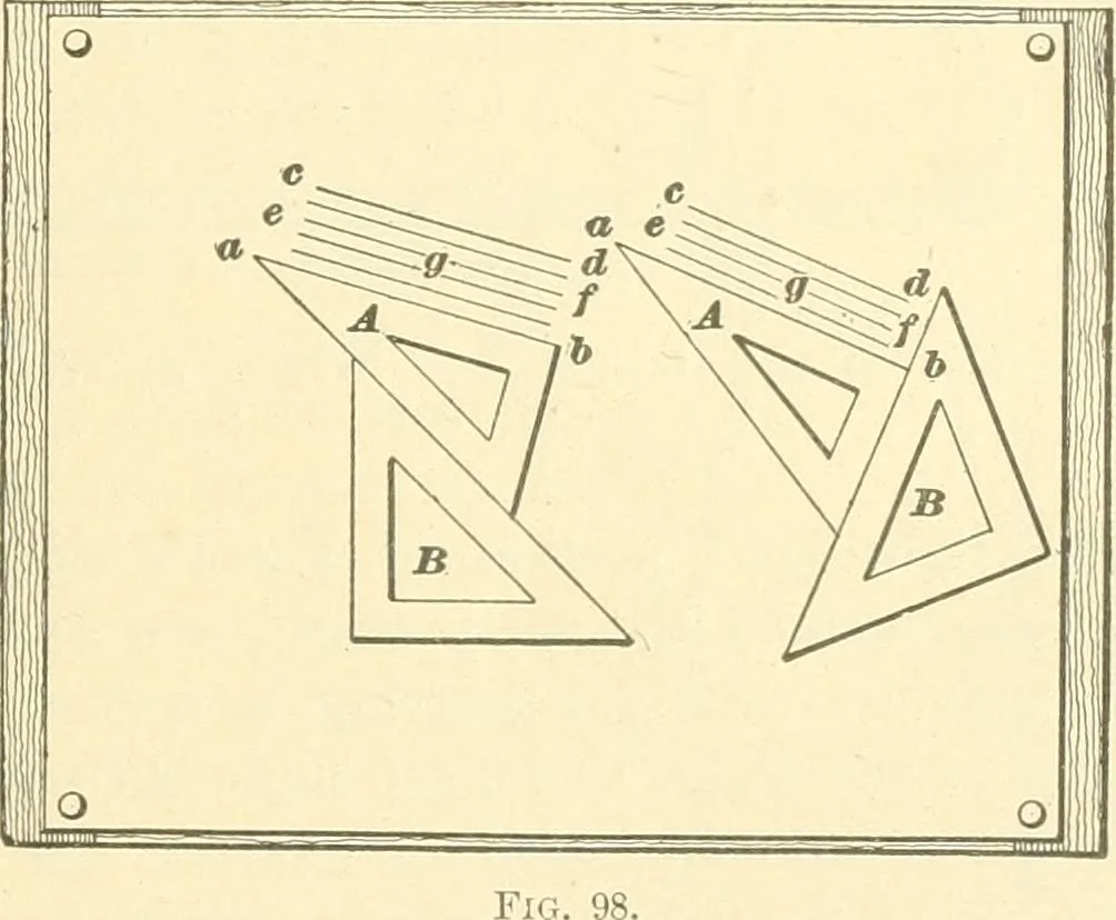 An illustration from A textbook on lettering and sign painting, 1902, leaf 76