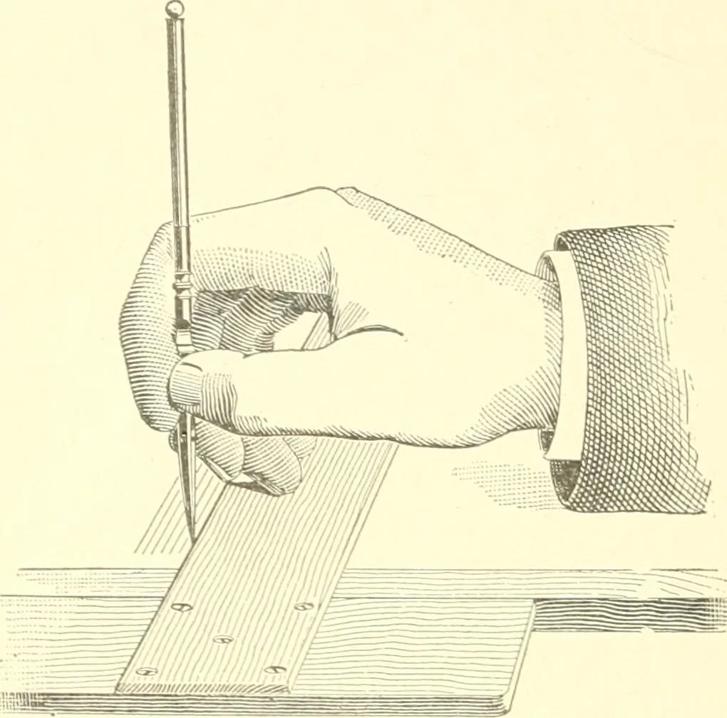 An illustration from A textbook on lettering and sign painting, 1902, leaf 83