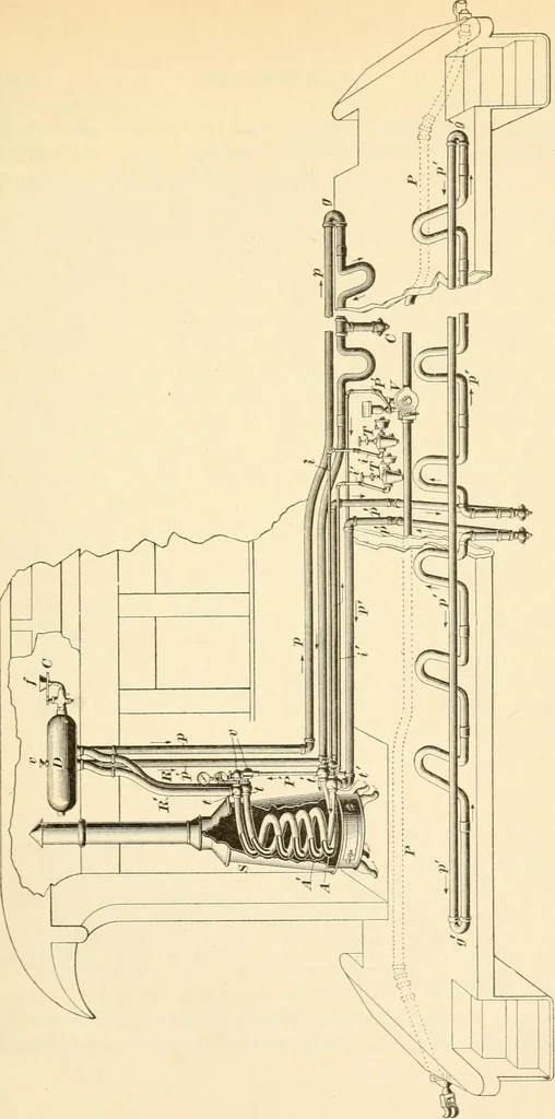 An illustration from A textbook on the locomotive and the air brake, 1901, leaf 112