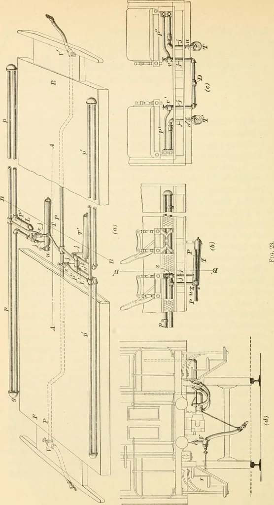 An illustration from A textbook on the locomotive and the air brake, 1901, leaf 129