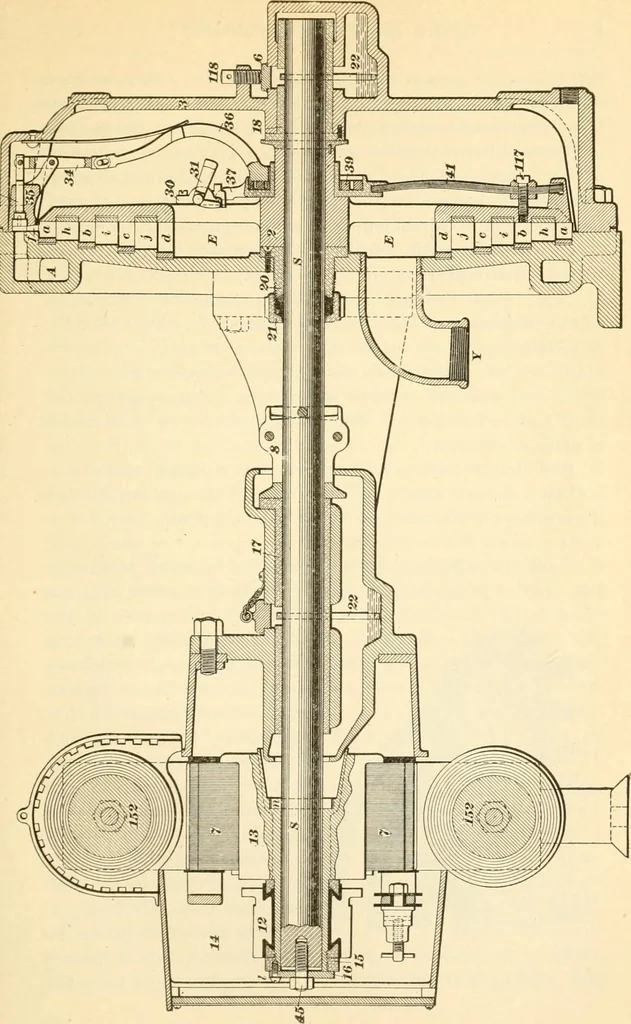 An illustration from A textbook on the locomotive and the air brake, 1901, leaf 188