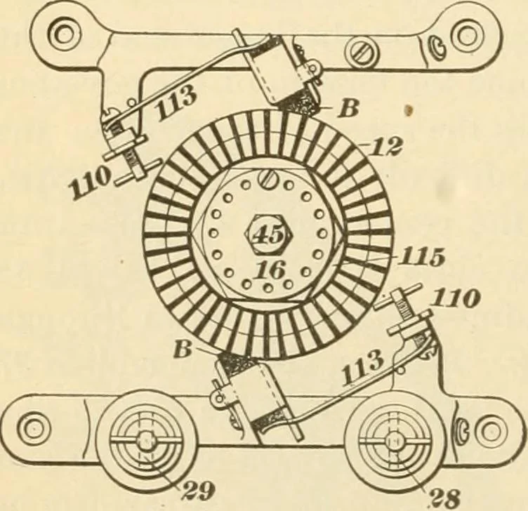 An illustration from A textbook on the locomotive and the air brake, 1901, leaf 191