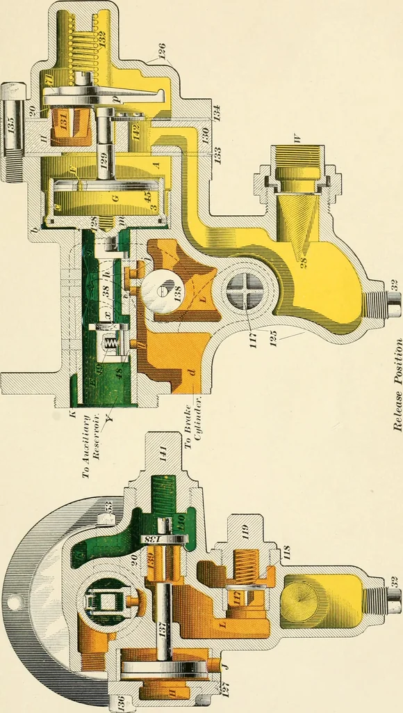 An illustration from A textbook on the locomotive and the air brake, 1901, leaf 246