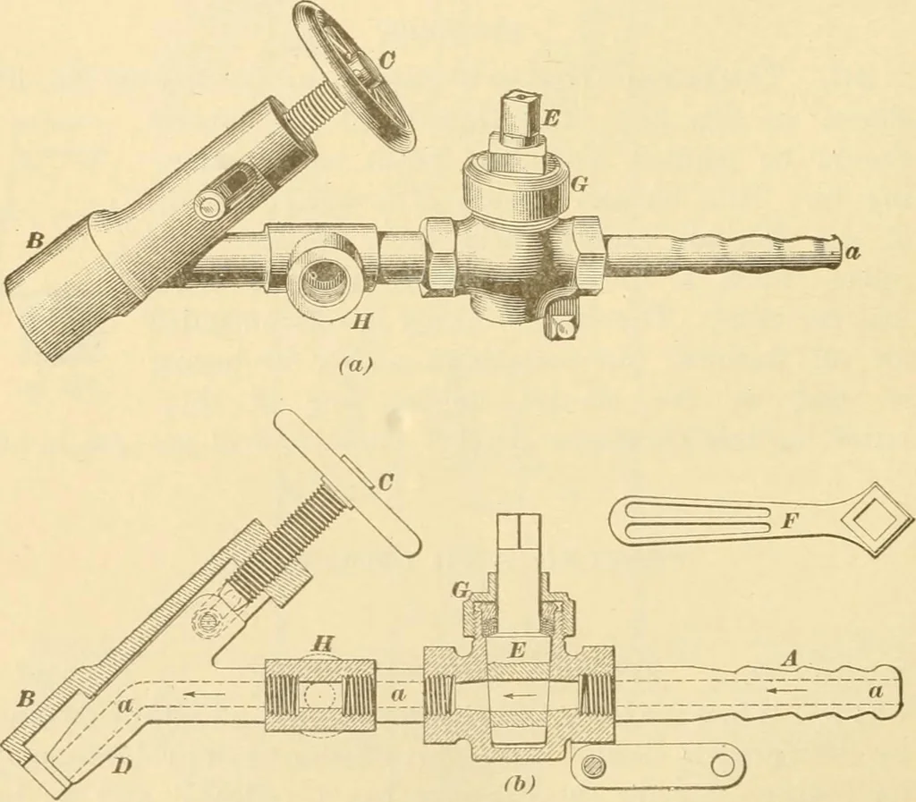An illustration from A textbook on the locomotive and the air brake, 1901, leaf 49