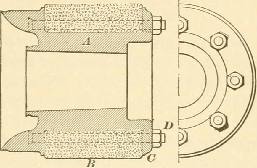 An illustration from A textbook on the locomotive and the air brake, 1901, leaf 72