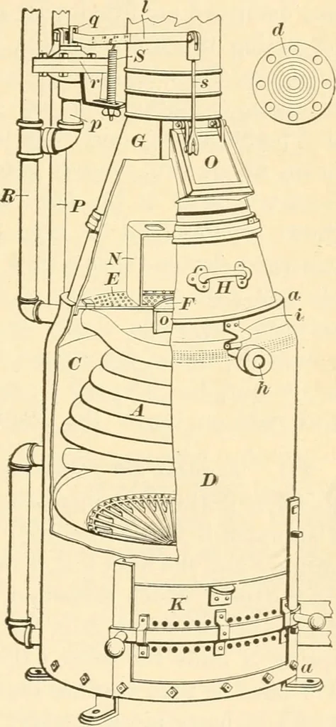 An illustration from A textbook on the locomotive and the air brake, 1901, leaf 84