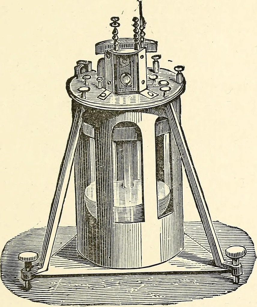 An illustration from Text-book on static electricity, 1904, leaf 110
