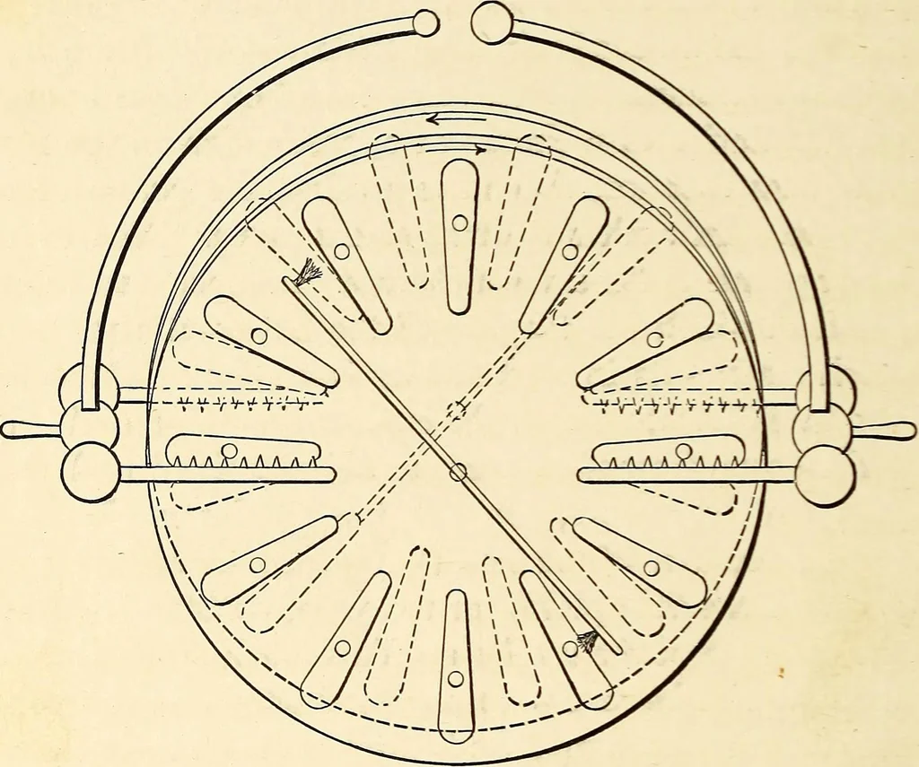 An illustration from Text-book on static electricity, 1904, leaf 143