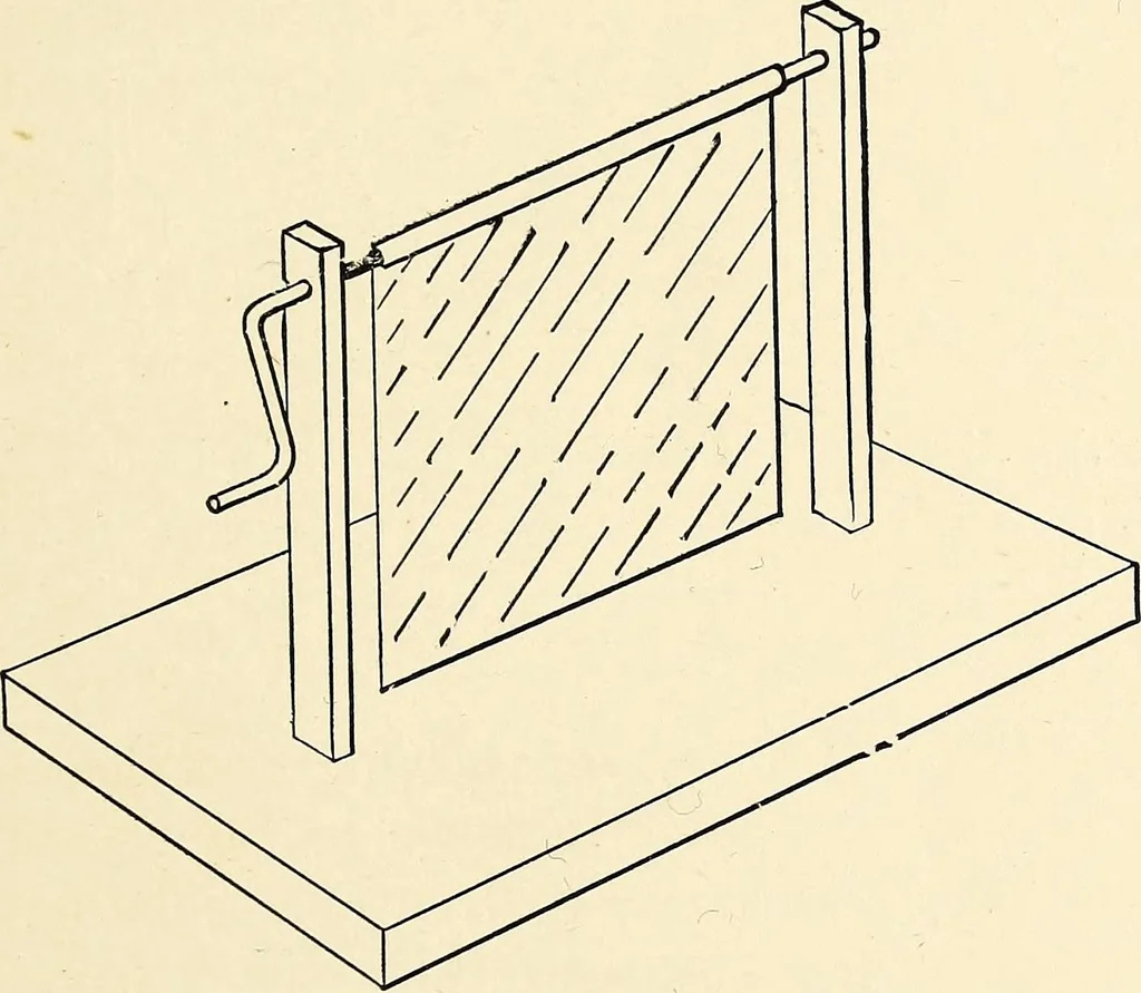 An illustration from Text-book on static electricity, 1904, leaf 34