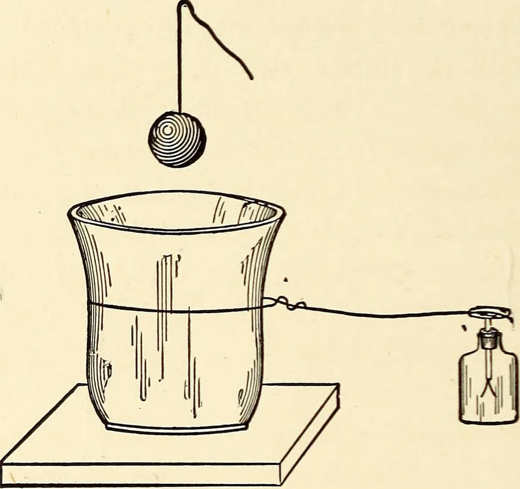 An illustration from Text-book on static electricity, 1904, leaf 49