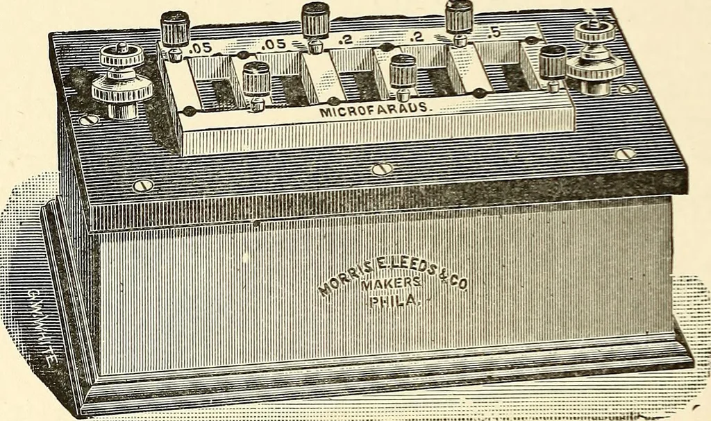 An illustration from Text-book on static electricity, 1904, leaf 77