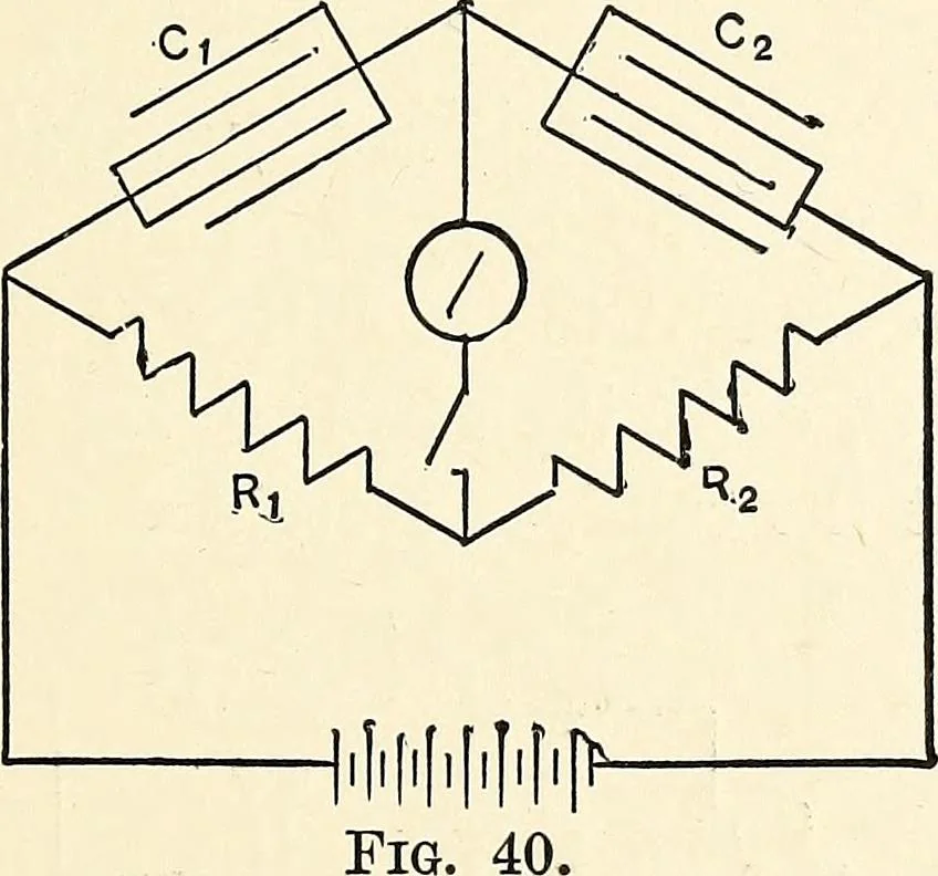 An illustration from Text-book on static electricity, 1904, leaf 92