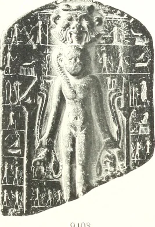 An illustration from Textes et dessins magiques, 1903, leaf 84