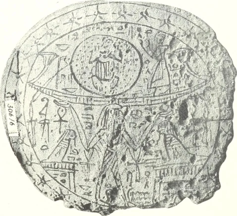 An illustration from Textes et dessins magiques, 1903, leaf 96