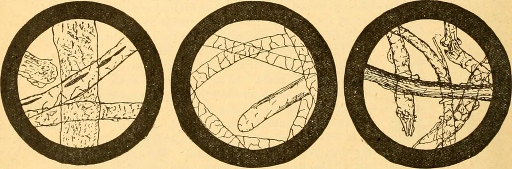An illustration from Textile calculations: being a guide to calculations relating to the construction of all kinds of yarns and fabrics, 1896, leaf 105