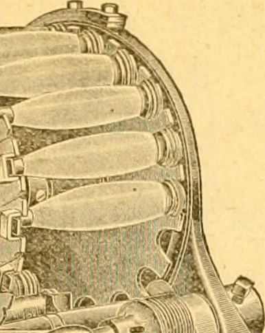 An illustration from Textile calculations: being a guide to calculations relating to the construction of all kinds of yarns and fabrics, 1896, leaf 164