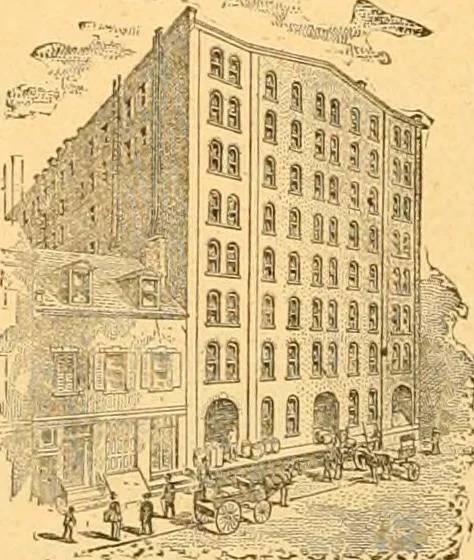 An illustration from Textile calculations: being a guide to calculations relating to the construction of all kinds of yarns and fabrics, 1896, leaf 171