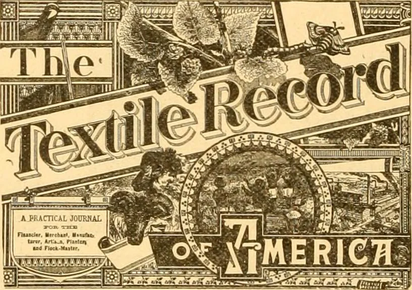 An illustration from Textile calculations: being a guide to calculations relating to the construction of all kinds of yarns and fabrics, 1896, leaf 183
